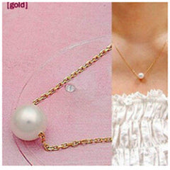 x3 Hot Sale Elegant Lady Fashion Imitation Pearl Pendant Necklaces For Women Concise Clavicle Chain Necklaces Excellent Jewelry