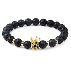 Leopard Tiger Eye Lion Head Bracelet Owl Buddha Bead Bracelets Bangles Skull Charm Natural Stone Bracelet yoga Jewelry Men Women