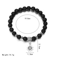 New Fashion Beaded Women Men  Bracelets Simple Classic Round Bead Charm Bracelets & Bangles For Men  Handmade Accessories Gift