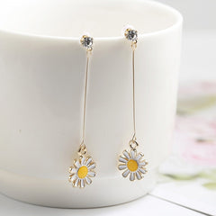 Korean Fashion Long Slope Geometric asymmetry Rhinestone circle earrings new Acrylic earring for women Gift Party Wedding