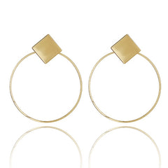 Fashion Statement Earrings 2018 Big Geometric earrings For Women Hanging Dangle Earrings Drop Earing modern Jewelry