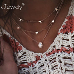 26 Styles Boho Shell Pendant Necklace for Women Long Chain Round Charm Statement Choker 2019 Collares Necklace Wedding Jewelry