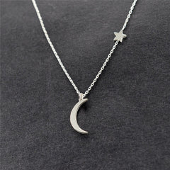 Star Necklace Women Choker Kolye Gold Silvery Moon Necklaces Boho Pendants Collier Femme Chain Collar collares de moda 2019 G2