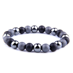 Natural Black Obsidian Hematite Tiger Eye Beads Bracelets Men for Magnetic Health Protection Women Jewelry Pulsera Hombre